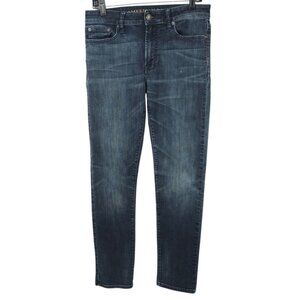 American Eagle Extreme Flex Slim Jeans Mens 30x31 READ Dark Wash Mid Rise